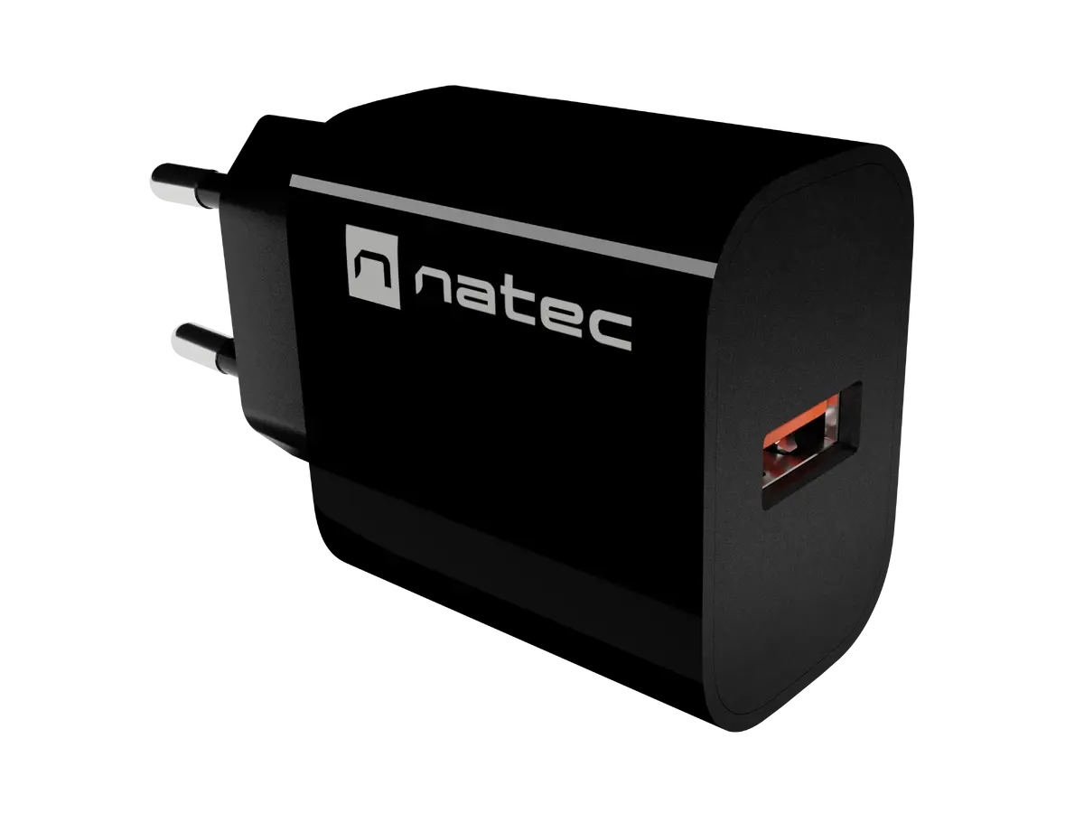 Natec Ribera 18W USB-A sienas lādētājs Photo 6