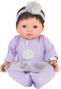 REDRAGON 30140 lelle ar tumšiem matiem un violetu tērpu