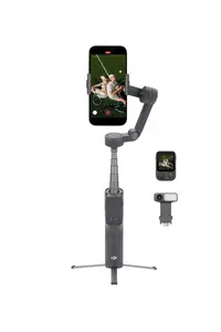 Viedtālruņa stabilizators DJI Osmo Mobile 8P Advanced Tracking Combo, melns