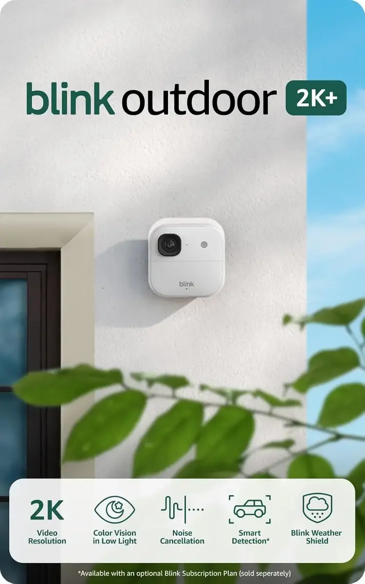Amazon Blink Outdoor 2K+ bezvadu drošības kamera Photo 2