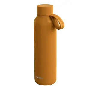 Quokka Solid With Strap termopudele, nerūsējošais tērauds, 630 ml, sinepju krāsa