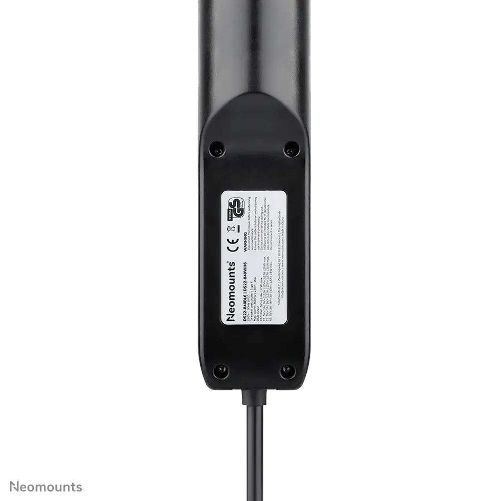 Neomounts DS22-840BL6 galda kontaktligzda ar USB Photo 10