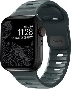 Водонепроницаемый ремешок Nomad Sport Strap V2 для Apple Watch 45мм / 44мм / 42мм, цвет Marine Blue