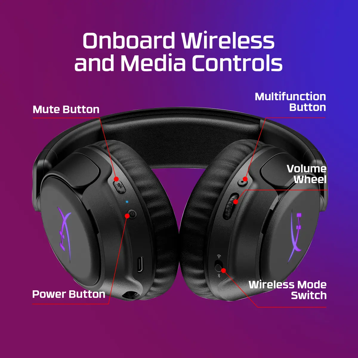 HyperX Cloud Flight 2 Беспроводная игровая гарнитура Photo 7