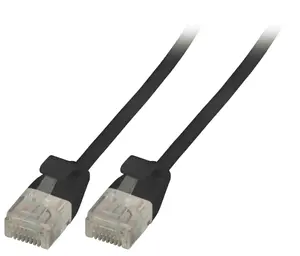EFB Elektronik Cat6a U/UTP Networking Cable, RJ-45, 1.5 m, Black