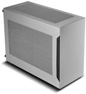 Lian Li x DAN Cases A4-H2O Mini-ITX datora korpuss ar PCIe 5.0 stāvvadu, sudraba