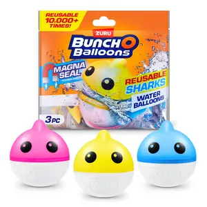 Zuru Bunch O Balloons Reusable Shark Water Balloons, 3 Pack