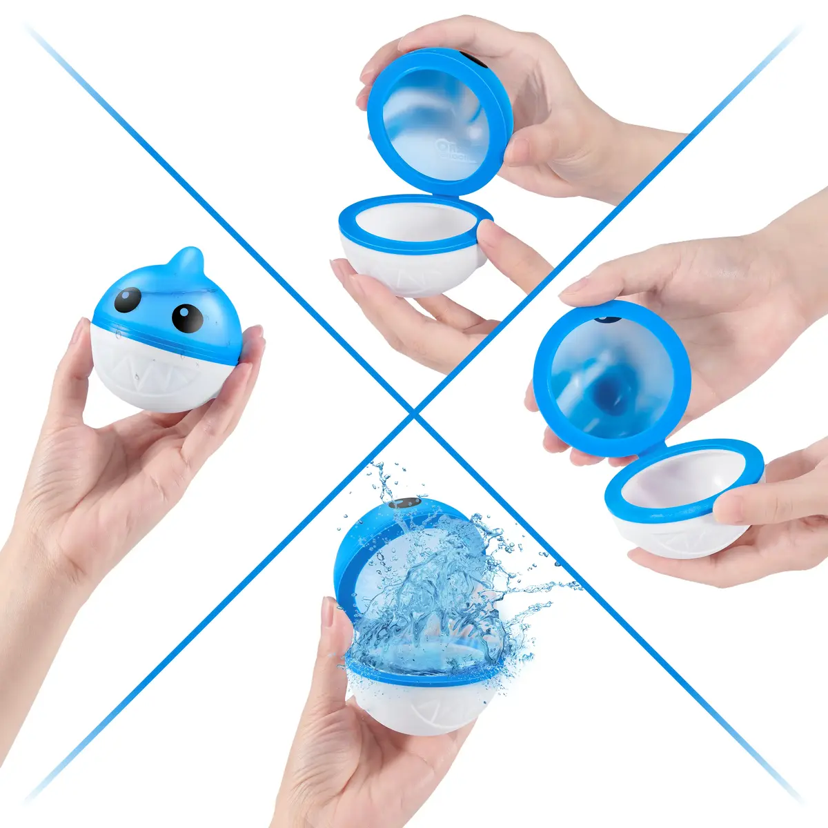 Многоразовые водные шары Zuru Bunch O Balloons Shark, 3 шт. Photo 10