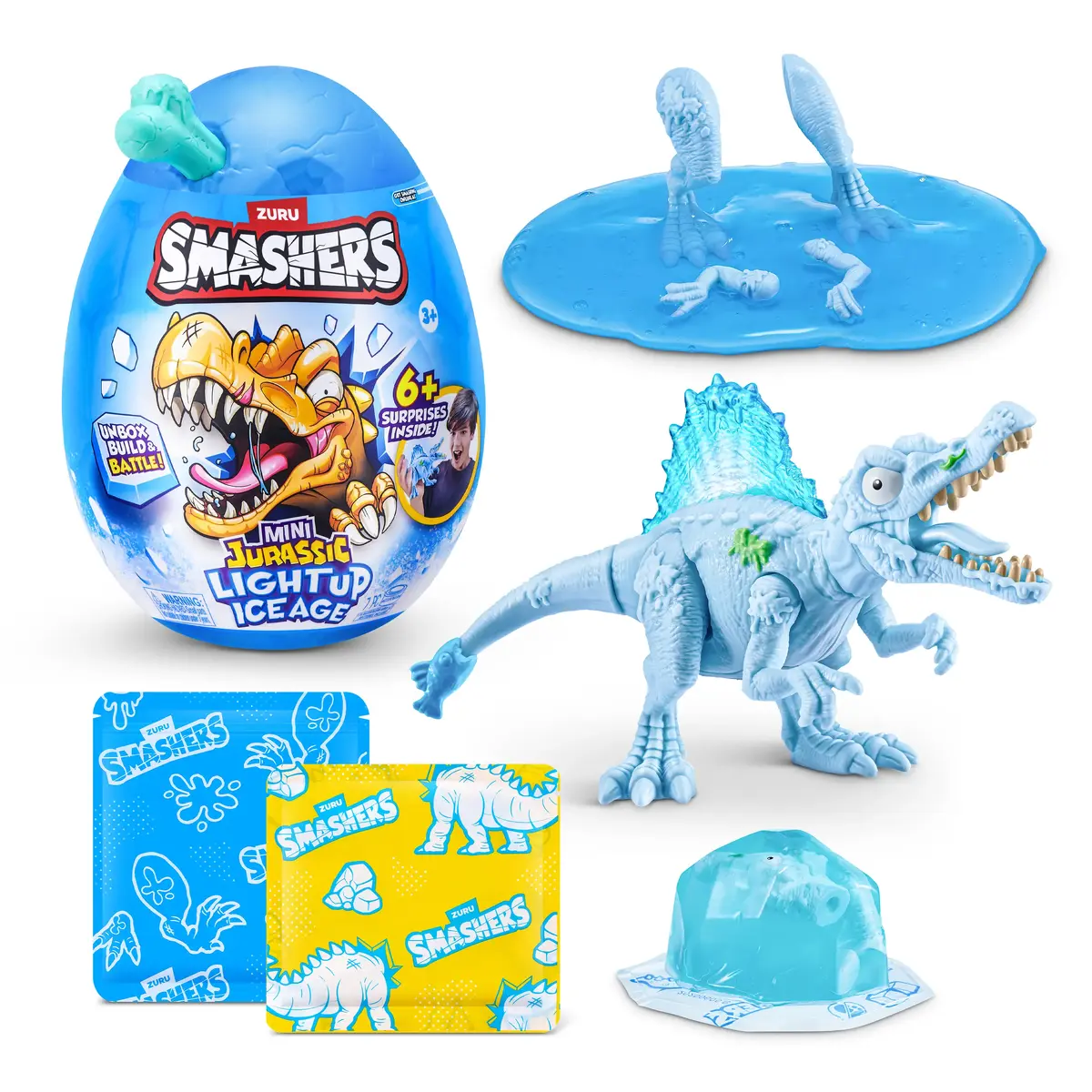 Zuru Smashers Mini Jurassic Ice Age Egg pārsteiguma rotaļlieta Photo 5