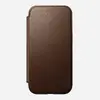 Nomad Modern Leather Folio Case for iPhone 16 - Brown Photo 6