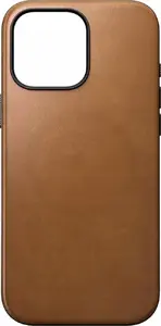 Nomad Modern Leather Case for iPhone 16 Pro, English Tan