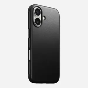 Чехол Nomad Modern Leather для Apple iPhone 16, черный