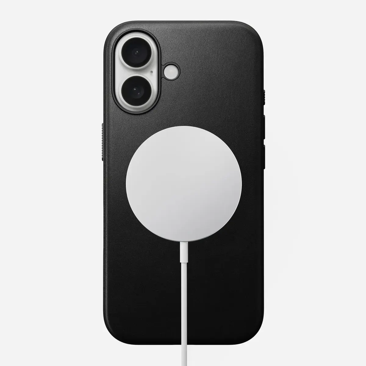 Чехол Nomad Modern Leather для Apple iPhone 16 - черный Photo 2