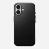 Чехол Nomad Modern Leather для Apple iPhone 16 - черный Photo 3