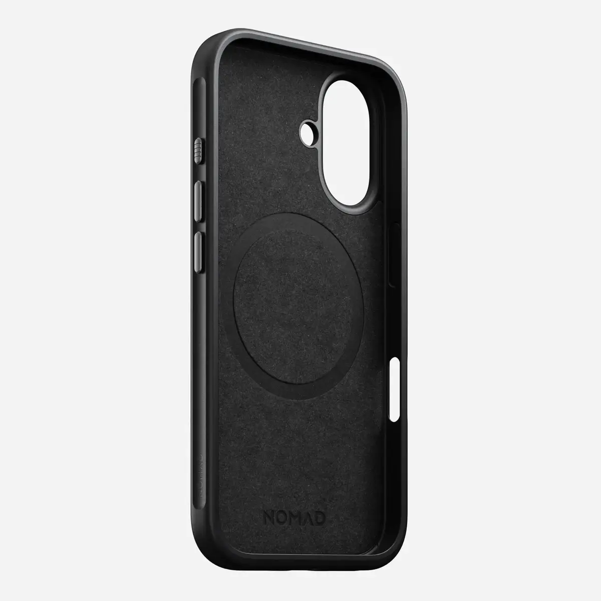 Чехол Nomad Modern Leather для Apple iPhone 16 - черный Photo 5