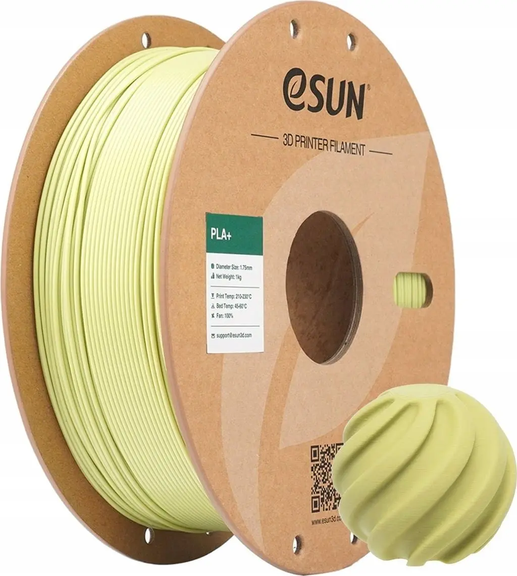 ESun PLA+ 3D printera kvēldiegs, 1
