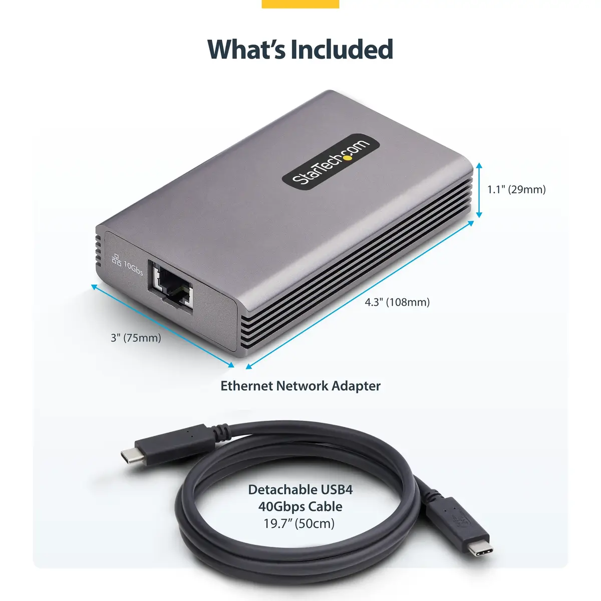 StarTech.com USB4 to 10GbE Ethernet Adapter | USB4-10GBE-ETHERNET Photo 9