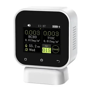 Fnirsi SFD-02 4-in-1 Indoor Air Quality Monitor and Formaldehyde Detector with Touch Screen