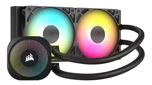 Система жидкостного охлаждения процессора Corsair Nautilus 240 RS ARGB, черная