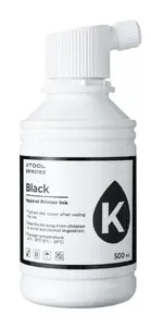 xTool Selected tekstila printera tinte, 500 ml, melna