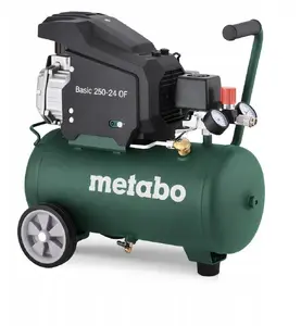 Metabo Basic 250-24 OF gaisa kompresors, 24L tvertne, bez eļļas