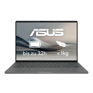 ASUS Zenbook A14 UX3407QA-QD496W Laptop, 14" WUXGA, Snapdragon X1-26-100, 32GB RAM, 1TB SSD, Windows 11 Home, Grey