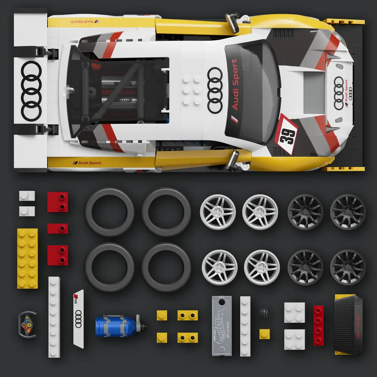 Конструктор Hot Wheels '15 Audi R8 LMS JFT18 Photo 4