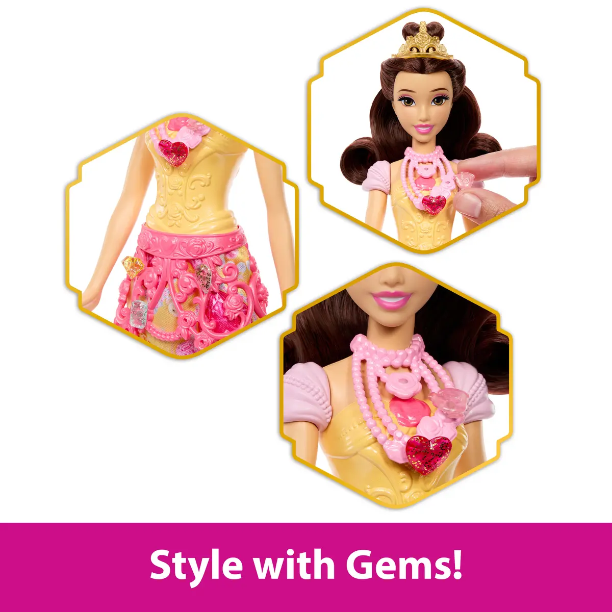 Disney Princess Jewel Reveal Belle lelle Photo 9
