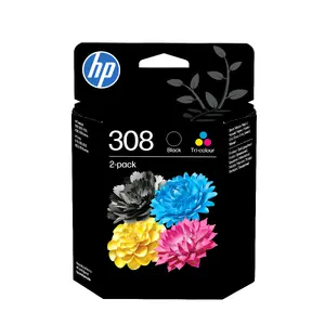 Оригинальный комплект картриджей HP 308, черный и цветной
