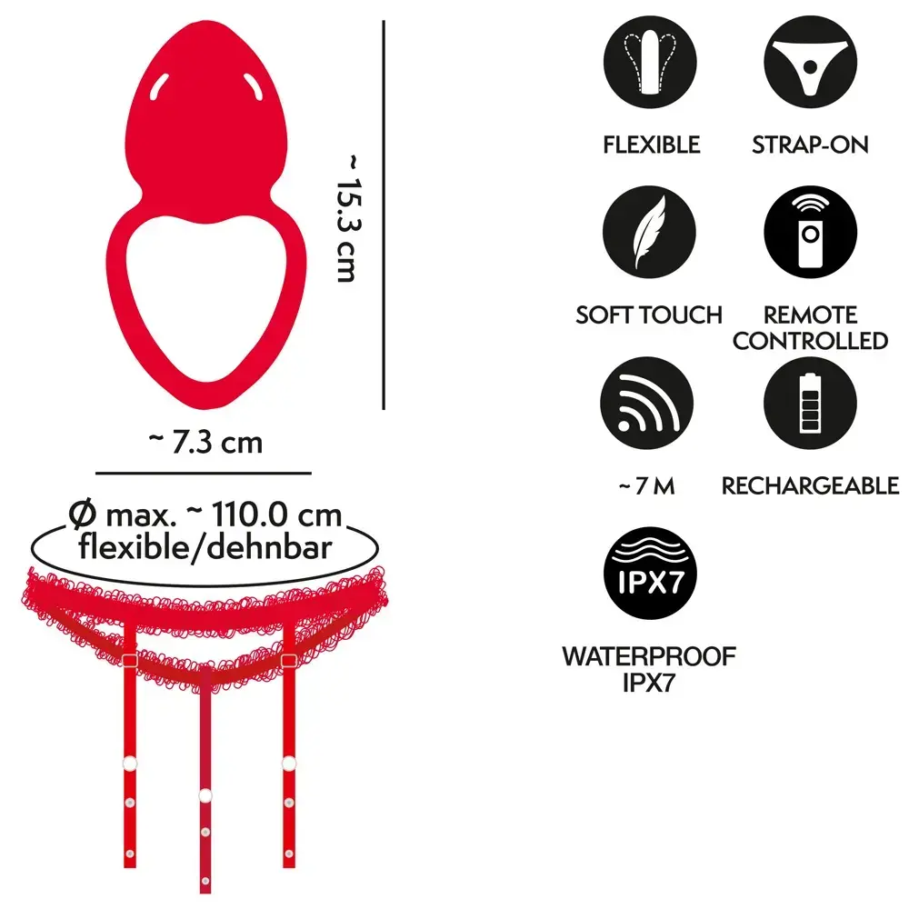 Вибратор You2Toys Strap-On Lay-On Vibe Photo 11