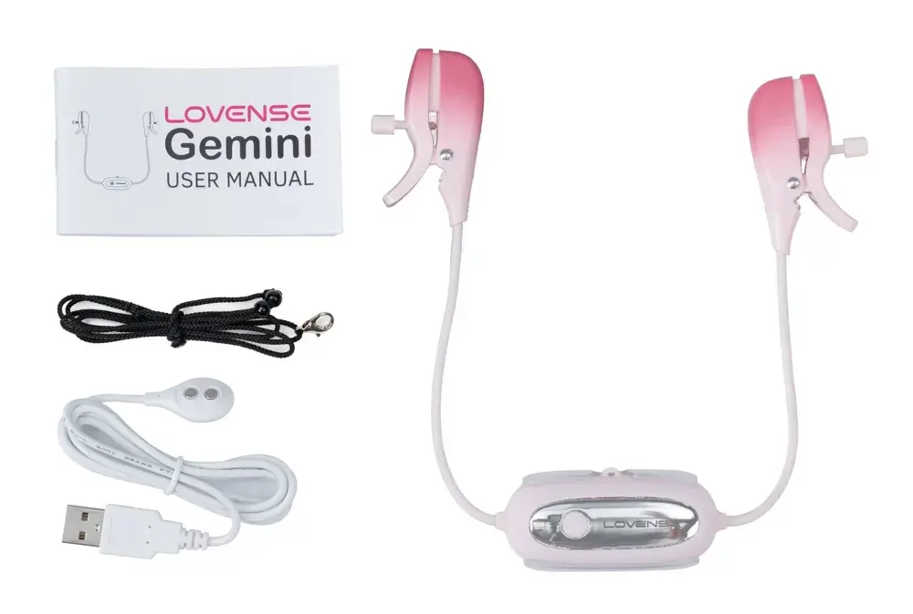 Вибрирующие зажимы для сосков Lovense Gemini Photo 11