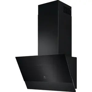 Electrolux LFV446K 60cm Wall-Mounted Hood, Black Glass