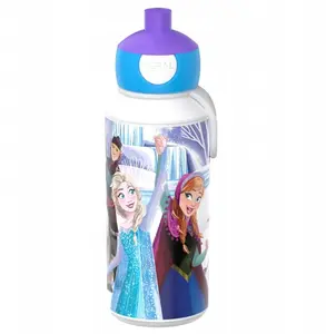 U-grow Pop-up Campus Water Bottle, 400 ml, Frozen Friends