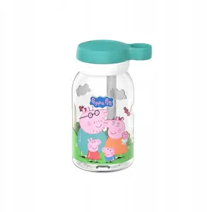 U-grow Campus Water Bottle with Straw 450 ml Peppa Pig