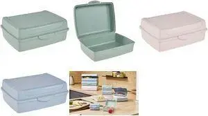 keeeper luca Click-Box midi pusdienu kārba, Nordic Green, pārtikas uzglabāšanas trauks bez BPA