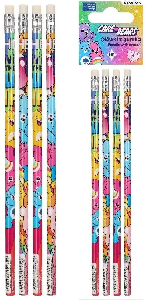 Starpak Care Bears grafīta zīmuļi ar