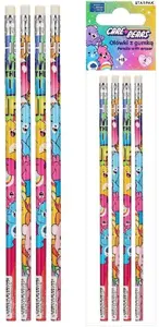 Starpak Care Bears grafīta zīmuļi ar dzēšgumiju, 4 gabali