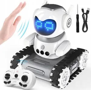 Bounn Remote Controlled Robot with Walkie-Talkie and LED Emotion Display