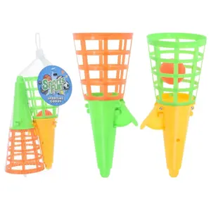 Free and Easy Catch Ball Game with Launching Mechanism