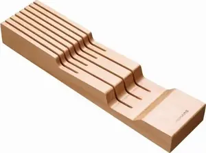 Fiskars Wooden In-Drawer Knife Block 1062890