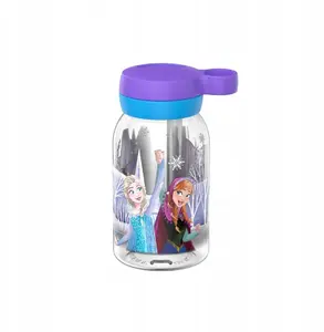U-grow Campus dzeramā pudele ar salmiņu 450 ml Frozen Friends