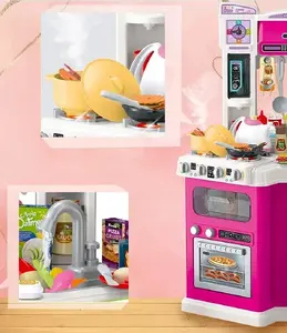Игровой набор Bounn Детская кухня, 109 предметов, зеленый