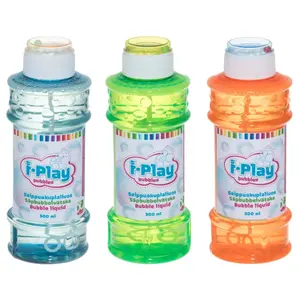 I-Play ziepju burbuļu pūšamais 300ml, 3 veidi