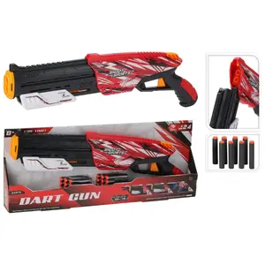Free and Easy Shoot Sports Toy Pistol 58cm with Soft Foam Darts