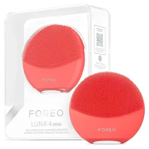 Sejas tīrīšanas birste FOREO LUNA 4 mini, koraļļu krāsā