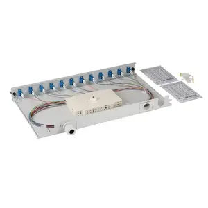 Сплайс-кассета EFB Elektronik BA71920L12, емкость 12 волокон, серая