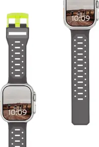 Ремешок URBAN ARMOR Civilian для Apple Watch Ultra, 44мм, 45мм, 46мм, дымчатый/неоновый