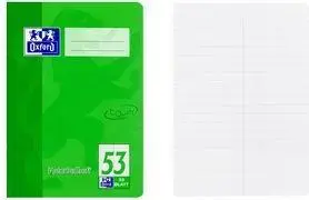 Oxford TOUCH Vocabulary Notebook, DIN A5, 2 Columns, Lineatur 53, 32 Sheets, 90 g/sqm Optik Paper, Stapled, Green