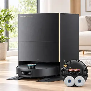 Robots putekļsūcējs Dreame X60 Ultra Complete Melns
