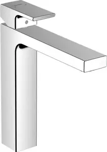 Смеситель для раковины Hansgrohe Vernis Shape 190 с донным клапаном, хром